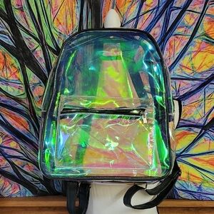 Holographic Iridescent Backpack